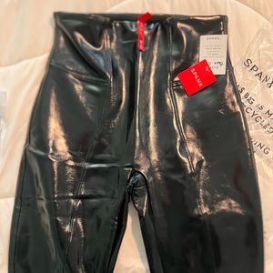 SPANX Faux Patent Leather Leggings